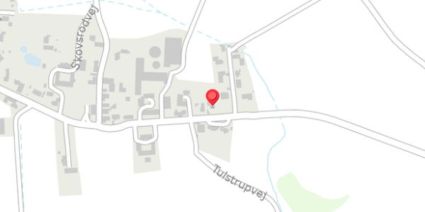 Trafikstøjkort på Tulstrupvej 43, . , 8680 Ry