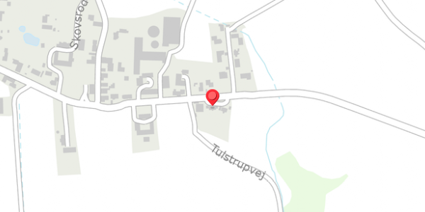Trafikstøjkort på Tulstrupvej 50A, . , 8680 Ry