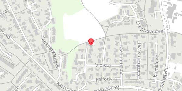 Trafikstøjkort på Violvej 26, 8680 Ry