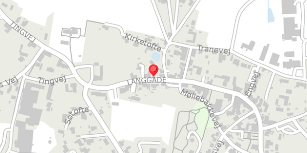 Trafikstøjkort på Langgade 36, 8305 Samsø