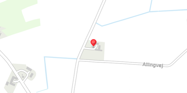 Trafikstøjkort på Allingvej 12, 8632 Lemming