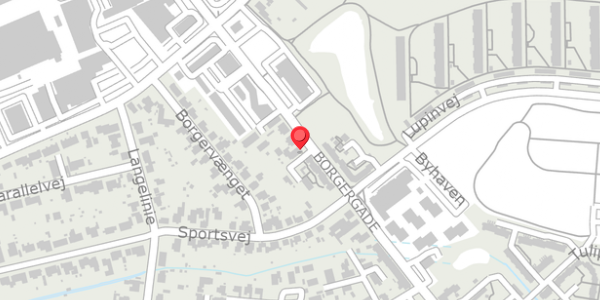 Trafikstøjkort på Borgergade 95, . , 8600 Silkeborg