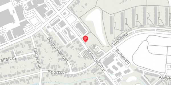 Trafikstøjkort på Borgergade 98, 8600 Silkeborg