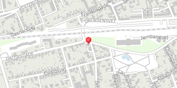 Trafikstøjkort på Dalgasgade 1A, . , 8600 Silkeborg
