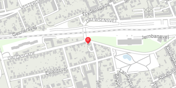 Trafikstøjkort på Dalgasgade 1B, . , 8600 Silkeborg