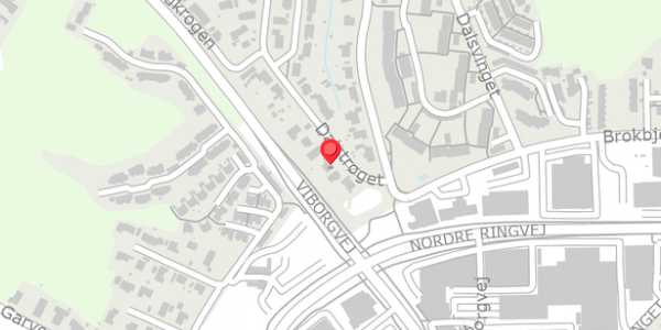 Trafikstøjkort på Dalstrøget 7, . , 8600 Silkeborg