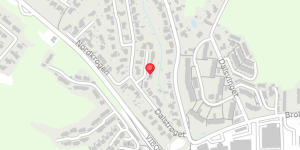 Trafikstøjkort på Dalstrøget 16, 8600 Silkeborg