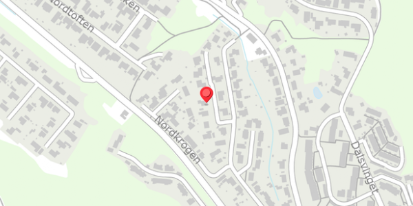 Trafikstøjkort på Dalstrøget 39, 8600 Silkeborg