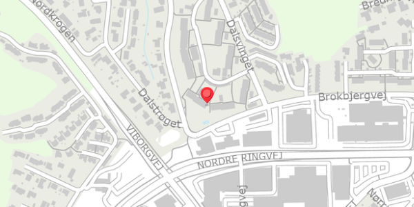 Trafikstøjkort på Dalsvinget 41, 8600 Silkeborg