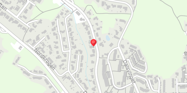 Trafikstøjkort på Dalvejen 21, 8600 Silkeborg