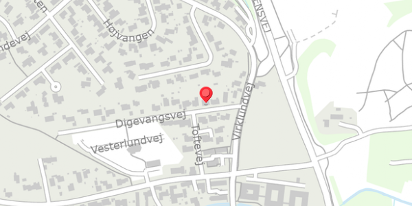 Trafikstøjkort på Digevangsvej 6, . , 8600 Silkeborg