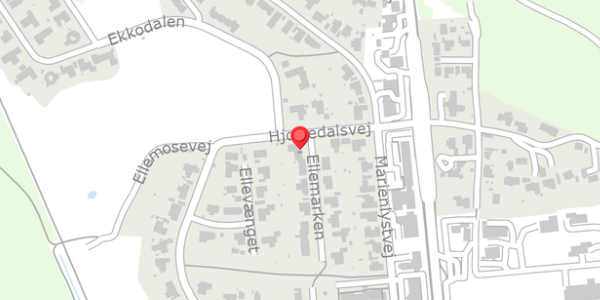 Trafikstøjkort på Ellemarken 2, . , 8600 Silkeborg