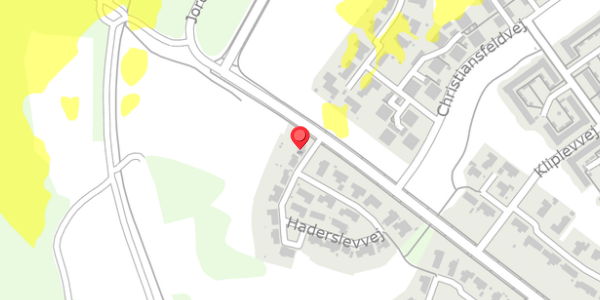 Trafikstøjkort på Haderslevvej 2, 8600 Silkeborg