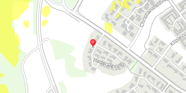 Trafikstøjkort på Haderslevvej 6, 8600 Silkeborg