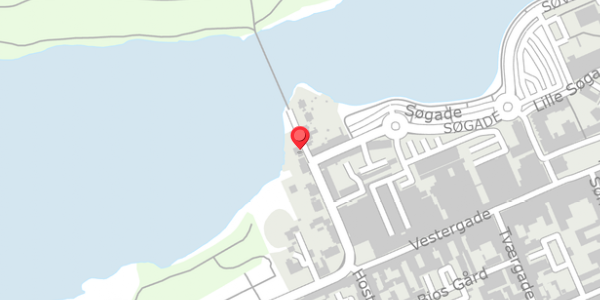Trafikstøjkort på Hostrupsgade 2, 8600 Silkeborg