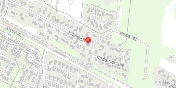 Trafikstøjkort på Kildetoften 1, . , 8600 Silkeborg