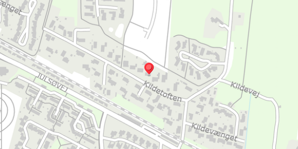Trafikstøjkort på Kildetoften 12, 8600 Silkeborg