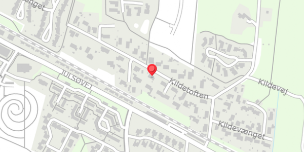 Trafikstøjkort på Kildetoften 17, 8600 Silkeborg