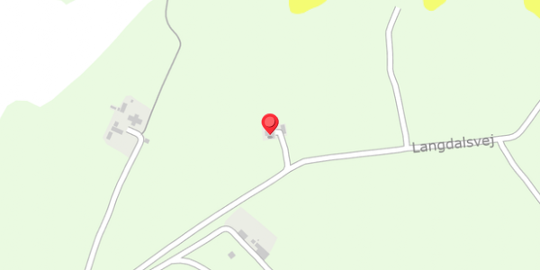 Trafikstøjkort på Langdalsvej 13, . , 8600 Silkeborg