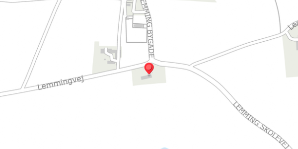 Trafikstøjkort på Lemmingvej 42, 8632 Lemming