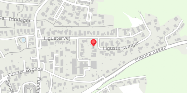 Trafikstøjkort på Ligustersvinget 2, 8600 Silkeborg