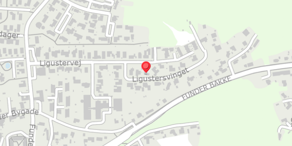 Trafikstøjkort på Ligustersvinget 5, . , 8600 Silkeborg