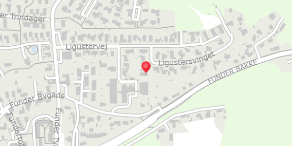 Trafikstøjkort på Ligustersvinget 6, 8600 Silkeborg