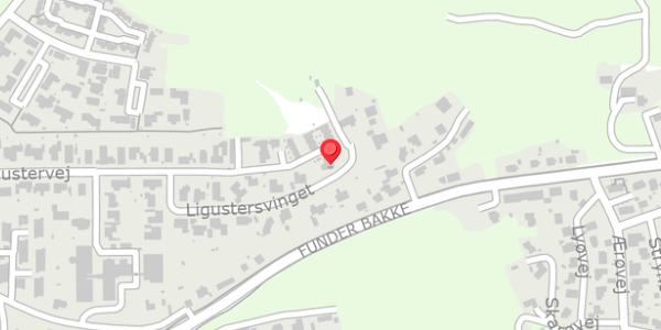 Trafikstøjkort på Ligustersvinget 15, 8600 Silkeborg