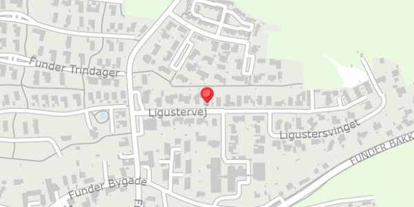 Trafikstøjkort på Ligustervej 13, 8600 Silkeborg