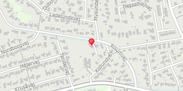 Trafikstøjkort på Risumvej 21, 8600 Silkeborg
