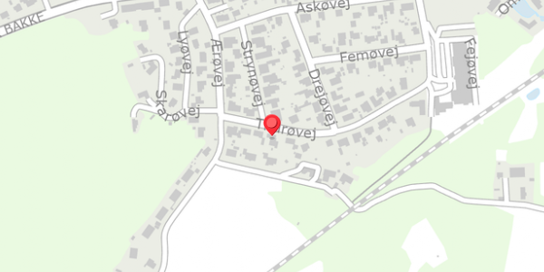 Trafikstøjkort på Thurøvej 21, 8600 Silkeborg