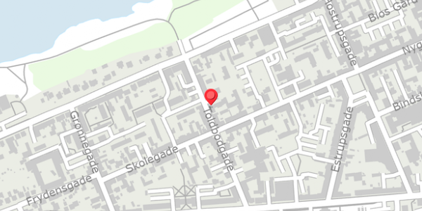 Trafikstøjkort på Toldbodgade 13, 8600 Silkeborg