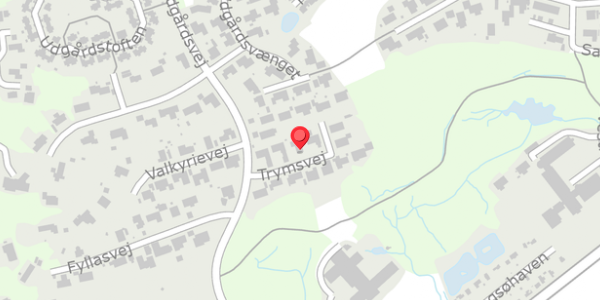 Trafikstøjkort på Trymsvej 5, 8600 Silkeborg