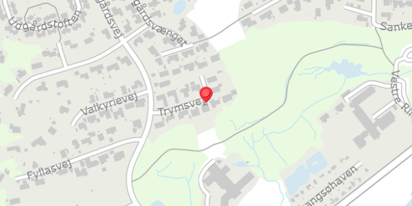 Trafikstøjkort på Trymsvej 10, 8600 Silkeborg