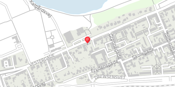 Trafikstøjkort på Vestergade 113, . , 8600 Silkeborg