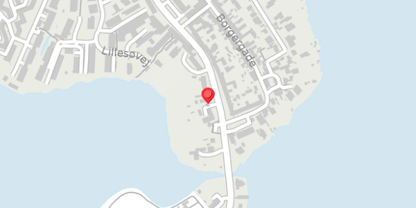 Trafikstøjkort på Adelgade 7, 8660 Skanderborg