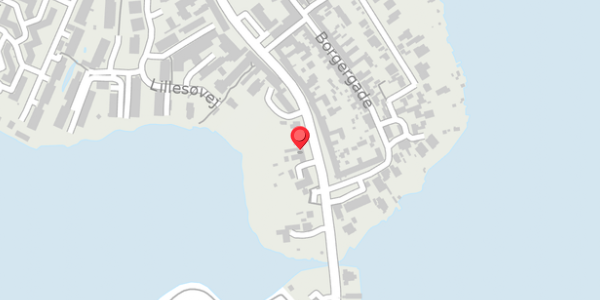 Trafikstøjkort på Adelgade 9, 8660 Skanderborg