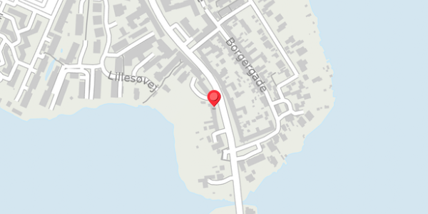 Trafikstøjkort på Adelgade 13, 8660 Skanderborg