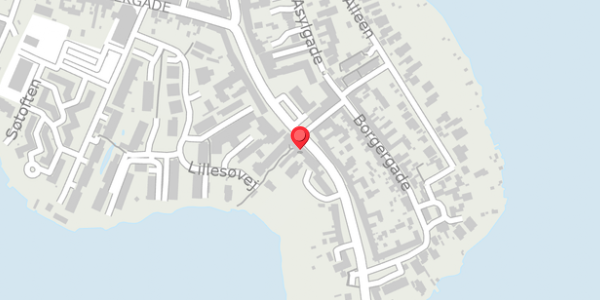 Trafikstøjkort på Adelgade 21, st. th, 8660 Skanderborg