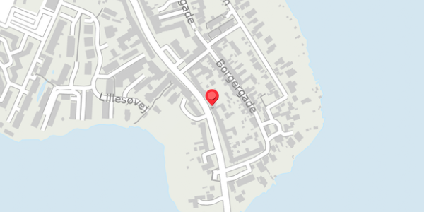 Trafikstøjkort på Adelgade 22, 8660 Skanderborg