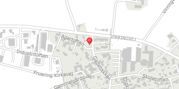 Trafikstøjkort på Agertoften 2, 8660 Skanderborg