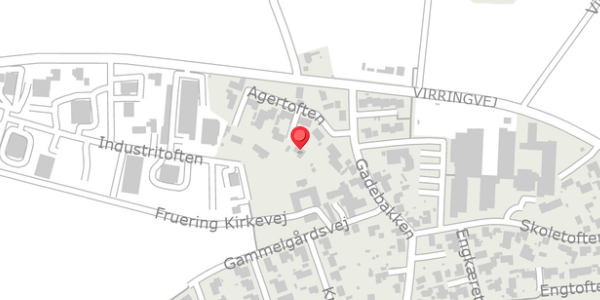 Trafikstøjkort på Agertoften 7, 8660 Skanderborg