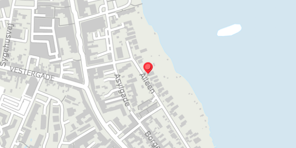 Trafikstøjkort på Alleen 21, . , 8660 Skanderborg