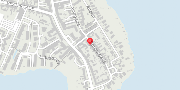 Trafikstøjkort på Borgergade 8, . , 8660 Skanderborg