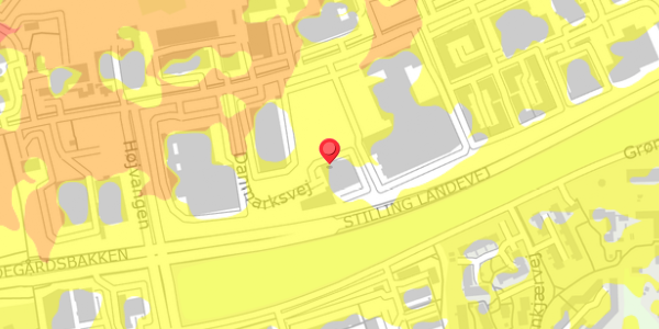 Trafikstøjkort på Danmarksvej 26, 8660 Skanderborg