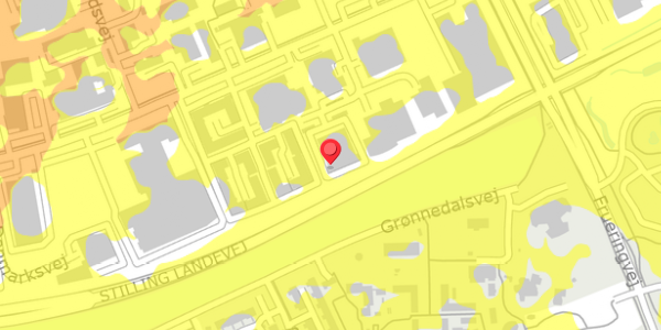 Trafikstøjkort på Danmarksvej 32C, 8660 Skanderborg