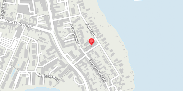 Trafikstøjkort på Frydenlund 5, 8660 Skanderborg
