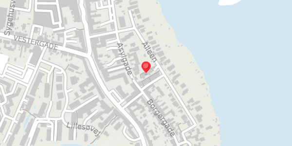 Trafikstøjkort på Frydenlund 13, 8660 Skanderborg
