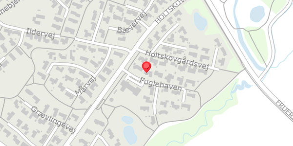 Trafikstøjkort på Fuglehaven 3, 8660 Skanderborg