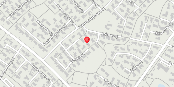 Trafikstøjkort på Harevej 23, . , 8660 Skanderborg